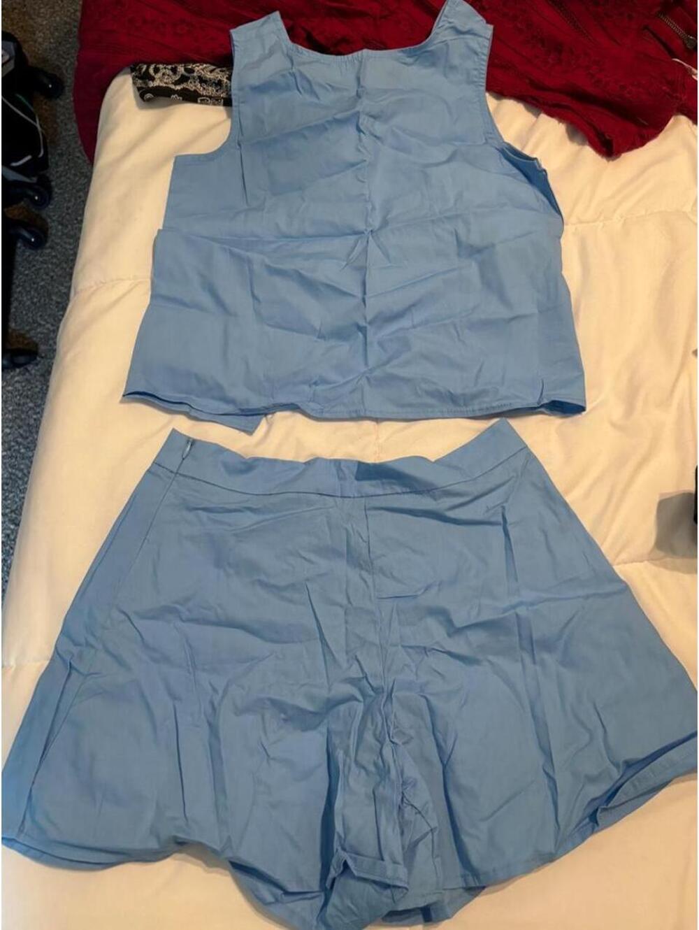 NWT Shein Blue Outfit Set